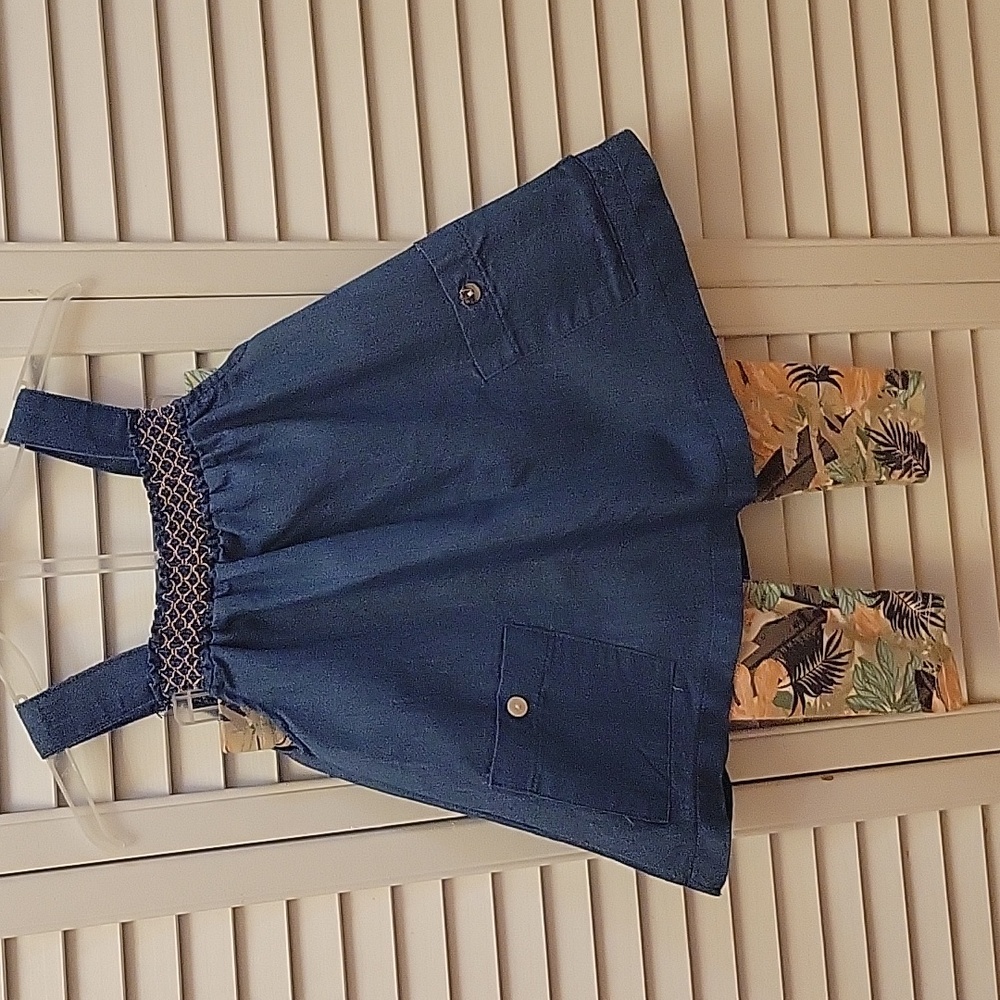 Chambray 2 piece outfit - Picture 1 of 2